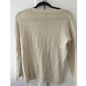 Forever 21 cream sweater